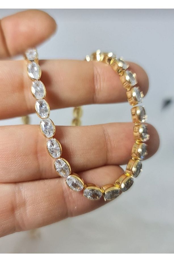 Su Yolu Choker Kolye Arpa Suyolu Choker Kolye Taşlı Kolye - 3