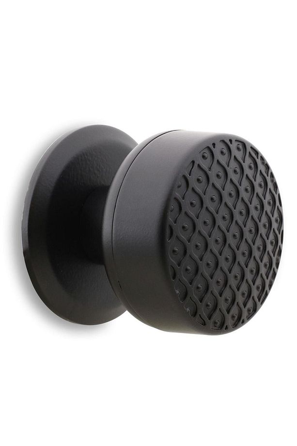 Kestila Kapı Tokmağı Topuzu Kolu Metal Tokmak Mat Siyah - Kapı Kulpu - 5