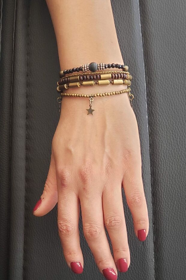 Women's Special Design Beaded Multiple Bracelet