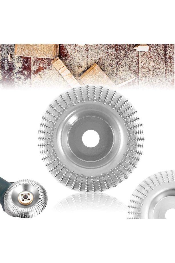 Anself Ahşap Taşlama Törpüleme Oyma Eğe Diski Ahşap Kesici 100 mm - 5