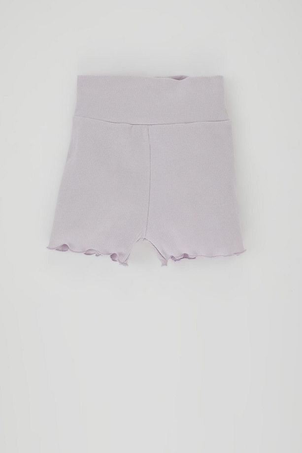 Kız Bebek Nakışlı Fitilli Kaşkorse Çıtçıtlı Body Şort 2'li Takım Z2765a223sm - 2