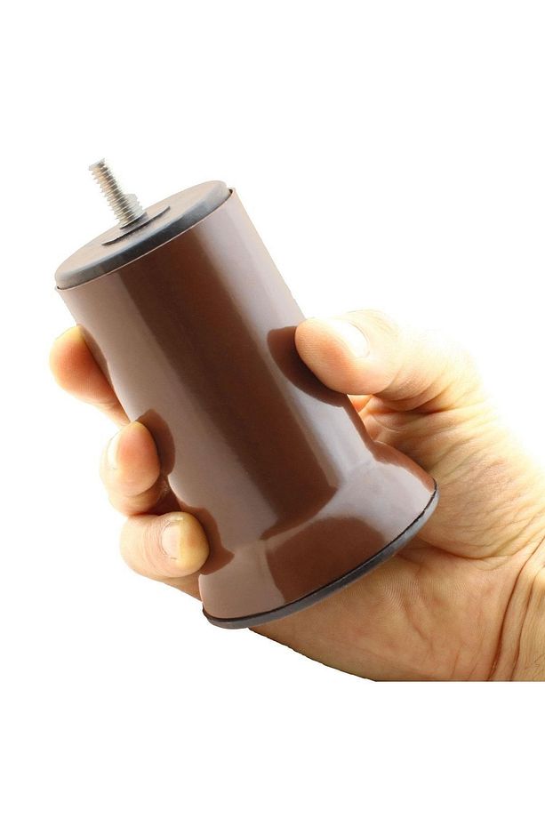 Mobilya Koltuk Kanepe Dolap Baza Yatak Yükseltme Ayağı Ince Diş M8 Metal Kahve Ayakları 10 Cm 4 Adet - 5