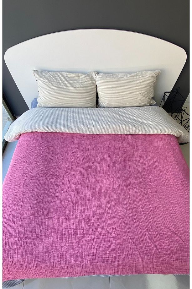 Müslin Yatak Örtüsü/Pike 4 Katlı 160 X 230 Tek Kişilik - 1