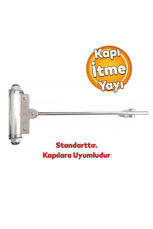 Kapı İtme Yayı Kapı Örtme Kapatma Makanizma Bahçe Çelik Dış Kapı Uyumlu - 2
