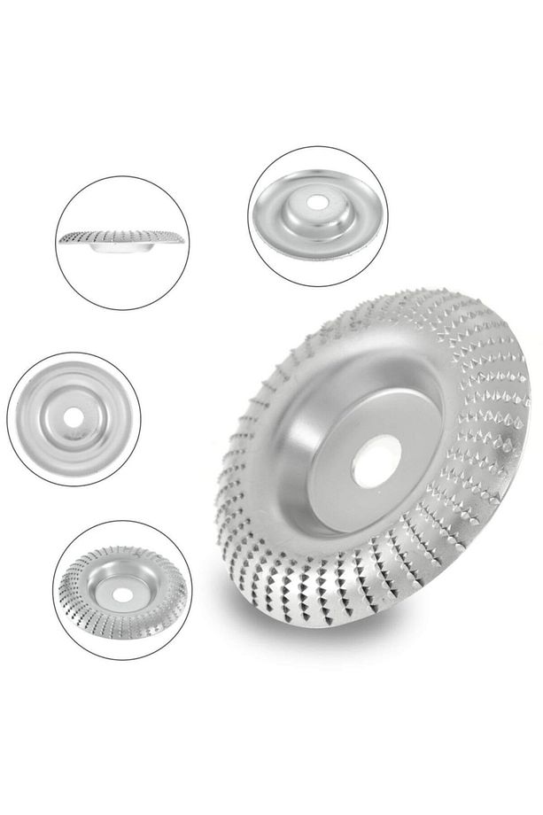 Anself Ahşap Taşlama Törpüleme Oyma Eğe Diski Ahşap Kesici 100 mm - 2