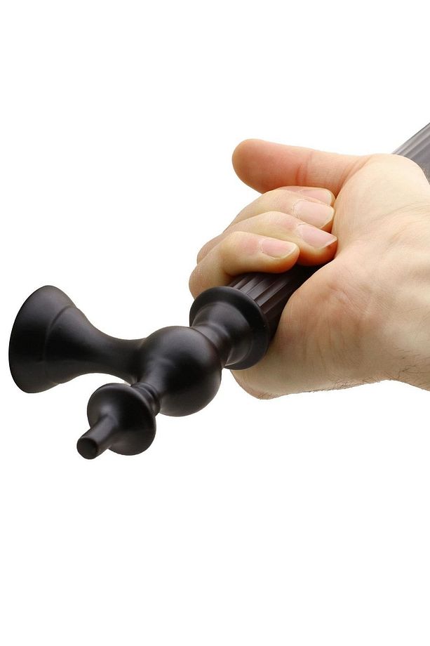 Çukurca Sürgülü Kapı Çekme Kolu Tutma Kulpu Kulbu Çelik Dış Kapı Tutamağı Kol Mat Siyah 50 Cm - 3