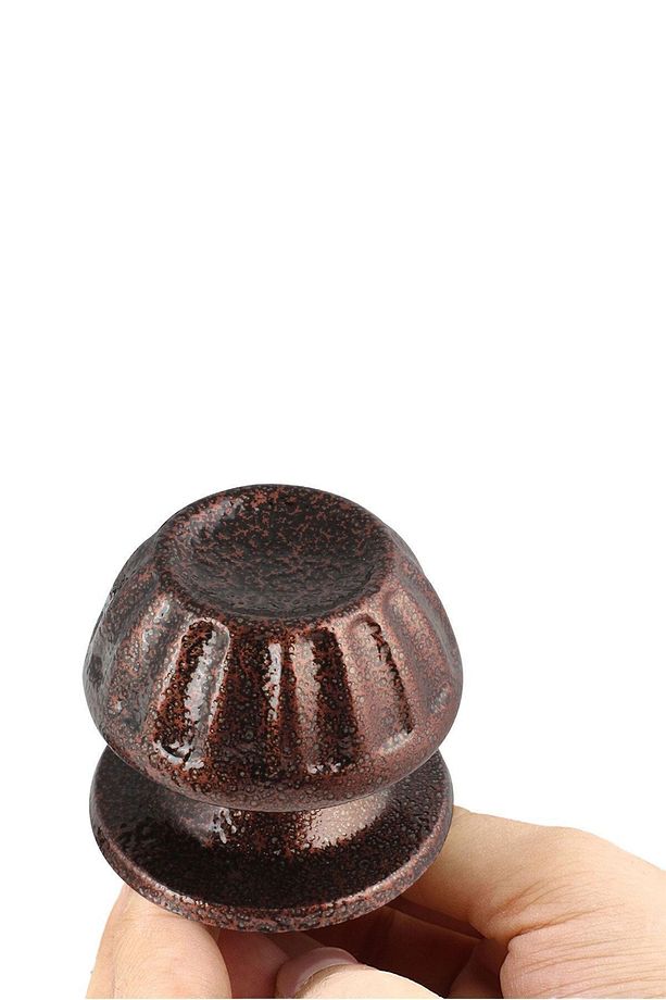 Papatya Baba Kapı Tokmağı Kapı Topuzu Kolu Metal Tokmak Kapı Kulpu Çelik Kapı Bakır - 5