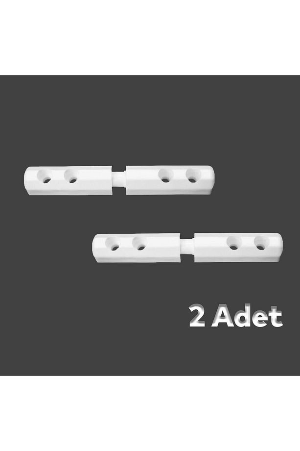 Pimapen PVC Pencere Kapı Sineklik Menteşesi Pimli Plastik Pratik Açma Kapama Hareket Aparatı 2 Adet - 3