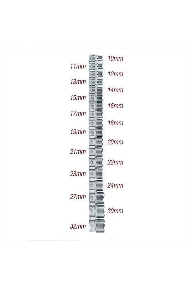 25 Parça Lokma Takımı Uzatma T Kolu Buji Lokma Araç Tamir Cırcır Kolu Cırcırlı Yüksek Kalite 1/2 - 4