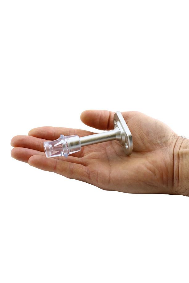 Kapı Kolu Stoperi Tamponu Durdurucusu Tutucu Tutacağı Plastik Saten 8 Cm Kapı Stopu Silikonlu - 4