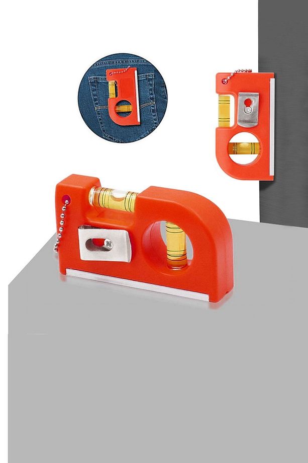 Cep Tipi Su Terazi Mıknatıslı Mini Su Terazisi 85 Mm - 3