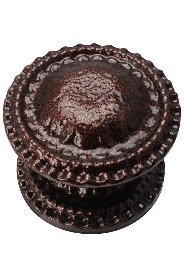 Klasik Kapı Tokmağı Kapı Topuzu Kolu Metal Tokmak Kapı Kulpu Çelik Kapı Kolu Bakır - 1