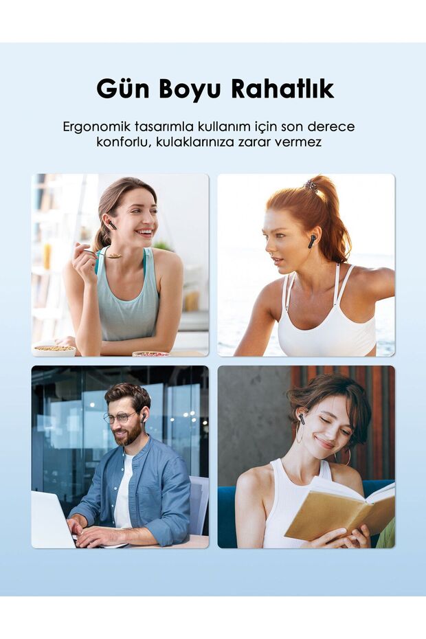Tt-bh1122-blck Bt 5.4 Kablosuz Kulakiçi Bluetooth Kulaklık Siyah - 3