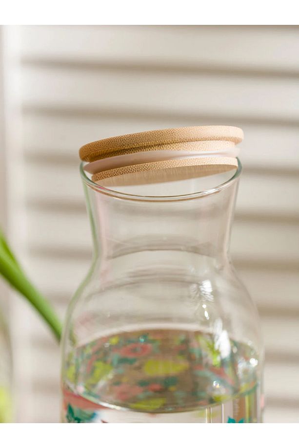 LCW HOME Çiçek Baskılı Cam Sürahi 1200 Ml - 2