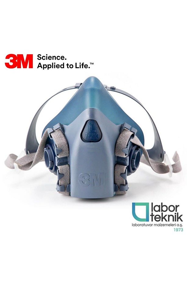 ™ 7503 Yeniden Kullanılabilir Yarım Yüz Solunum Maskesi - (Büyük Boy - L) - 1