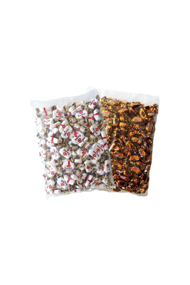 Turuncu Kuruyemiş Kent Mix Sütlü Ve Çikolata Aromalı Bayram Şekeri 500 gr