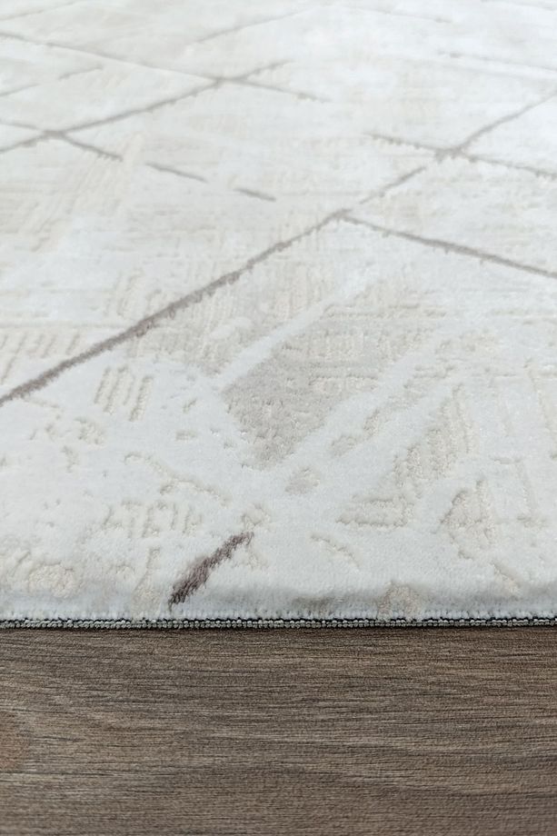 Salon Halısı Koridor Kesme Yolluk Yumuşak Doku  Dokuma Makine Halısı TOSCANA 3326B KAHVE - 3