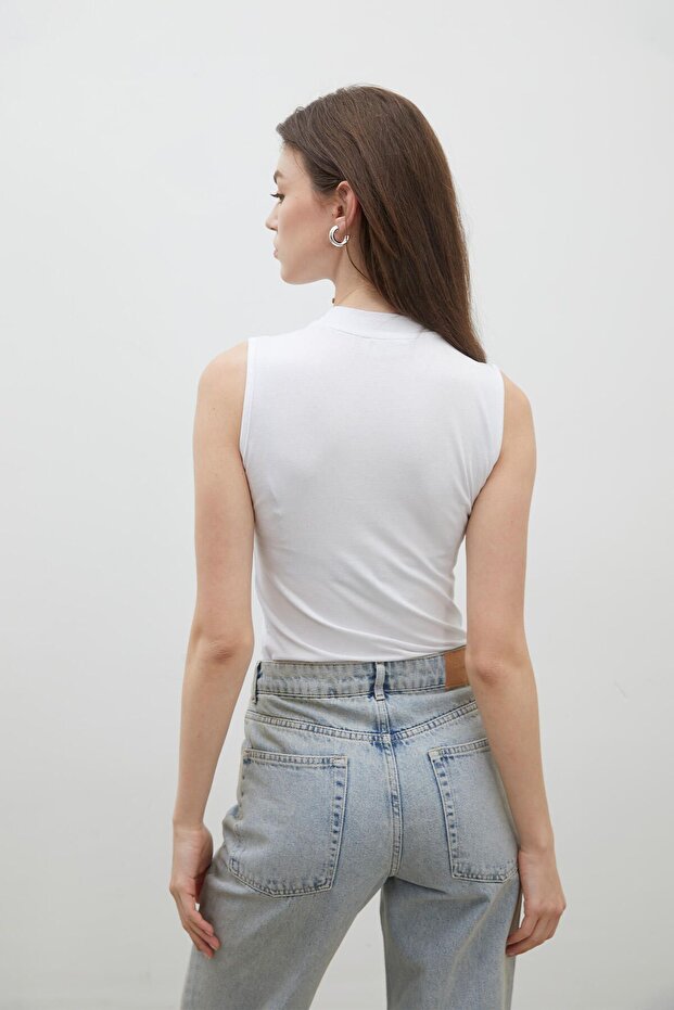 BUMBAC ZERO MANECĂ CORP ALB - 4