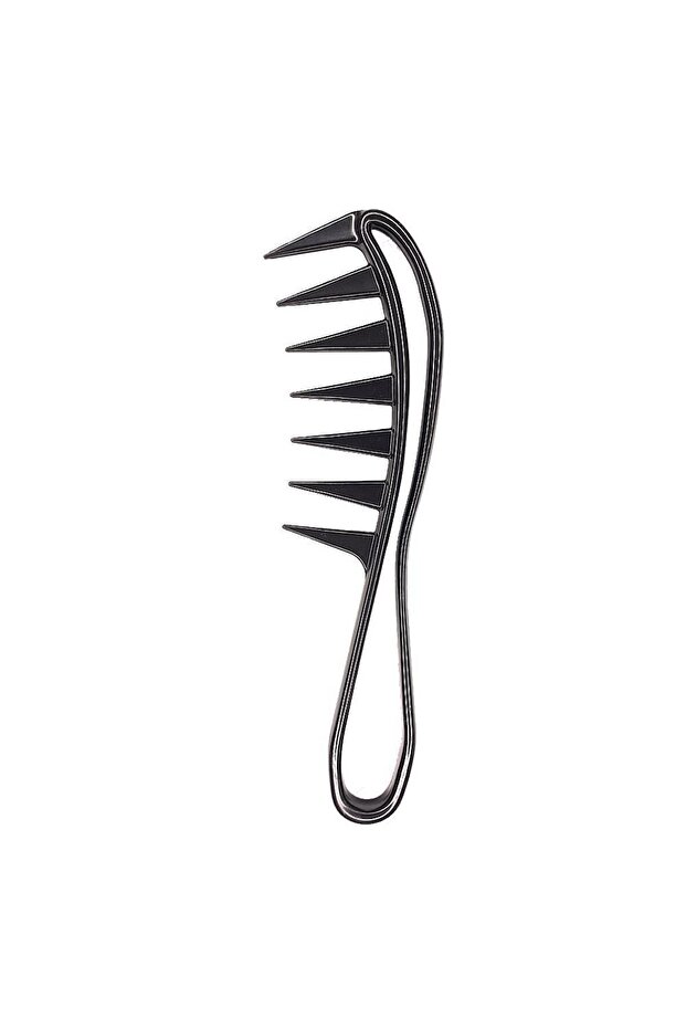 Copper Shape Comb Plastic Black - 1
