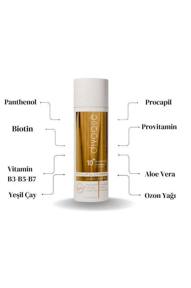 Divogue Biotin 5000 Mcg (60 TABLET) Procapil Şampuan 200 ml - 2