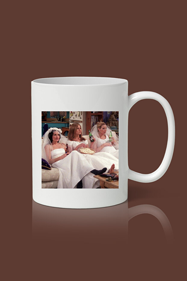 طقم كوب بطبعات الأصدقاء - 1