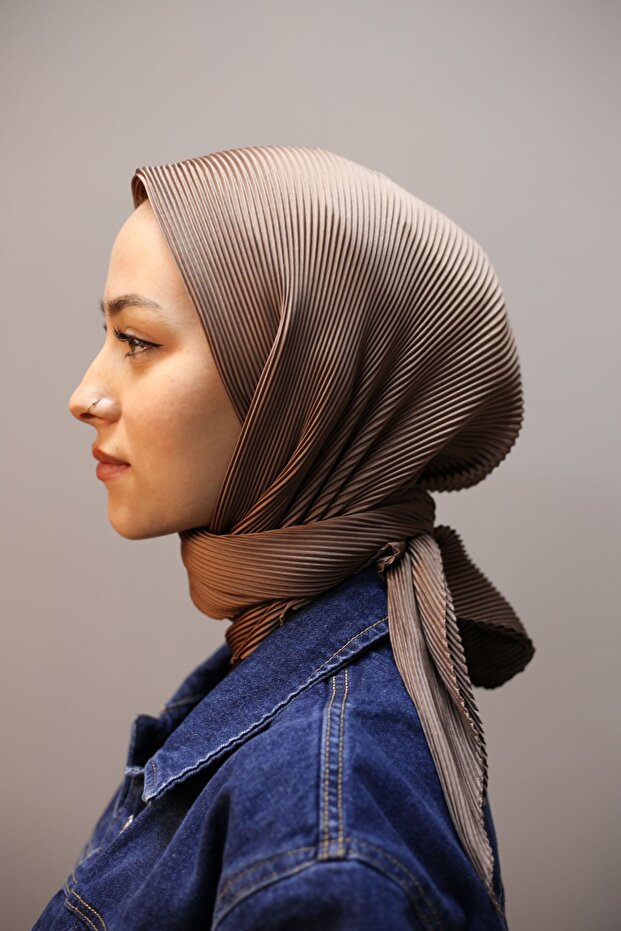 Düz Piliseli Günlük Eşarp - 2