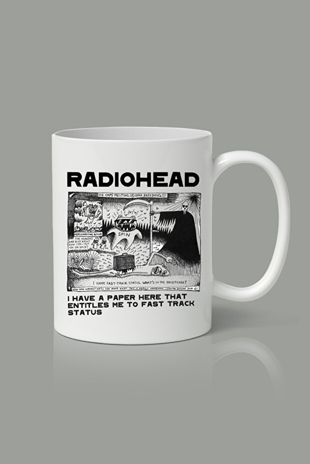 كوب مطبوع عليه رأس راديو - 1