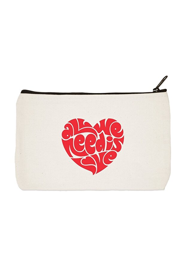 Pencil Holder and Makeup Bag To Be in Love - All We Need Is Love