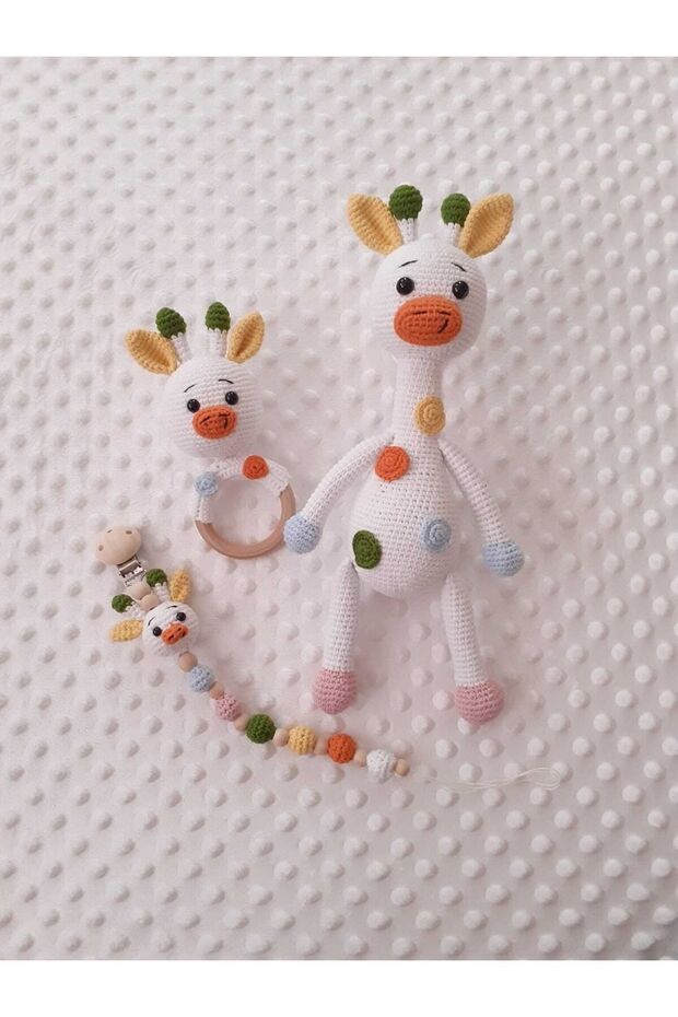 مجموعة Banubebe Amigurimi Giraffe