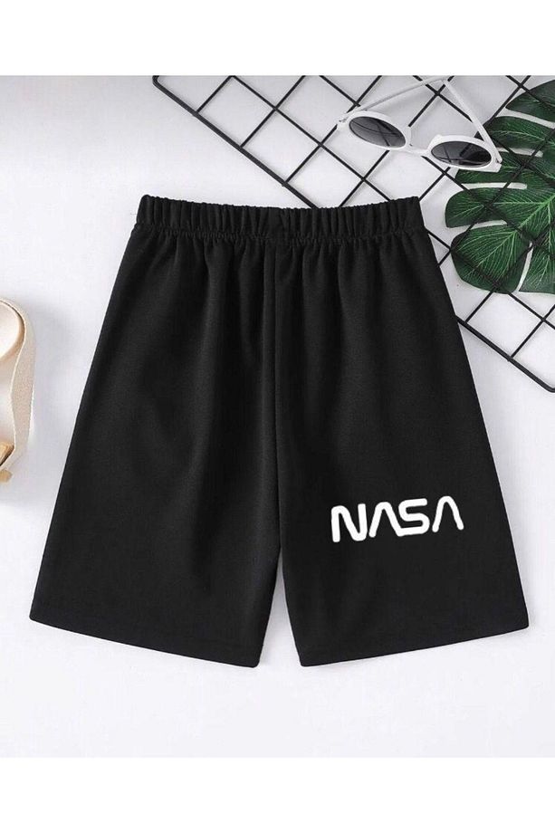 Nasa Baskılı Şort - 1