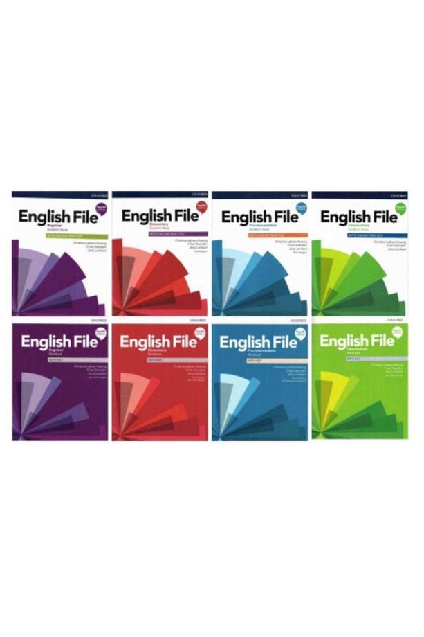 Oxford English File 4th Edition Course Set - 1