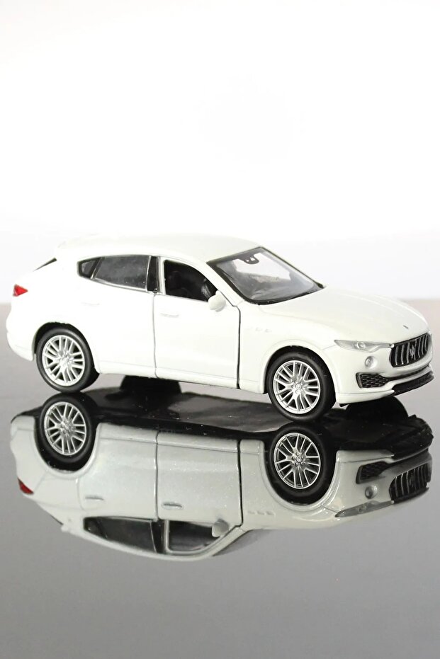 Maserati Levante Beige Pull Drop Metal Model Toy Car 12 cm