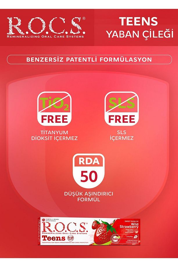 8-18 Yaş Diş Macunu-yaban Çileği 4607034471910 - 4