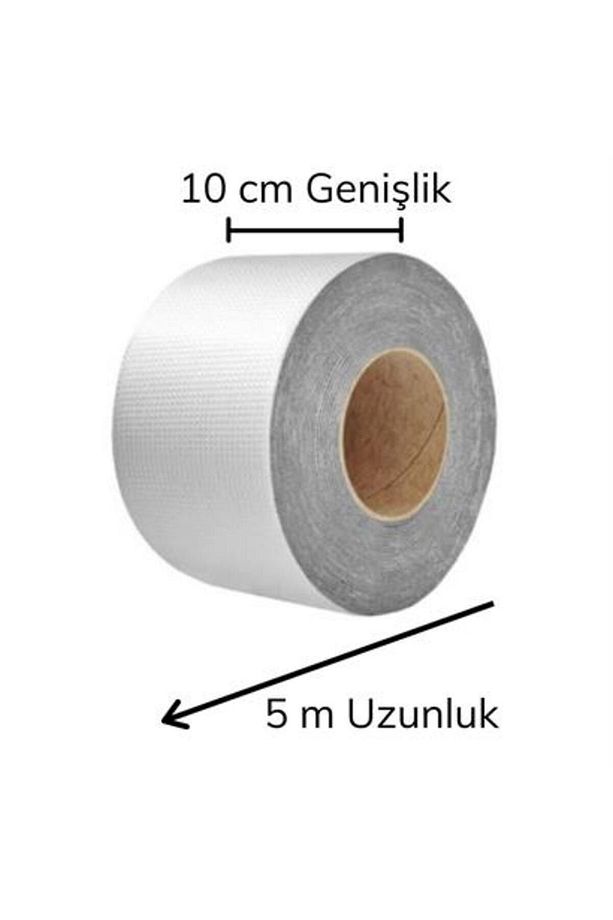 Yüksek Sıcaklık Dayanan Su Geçirmez Çatı Boru Duvar Çatlak Yapışkan Bant Folyo 5 mt x 10 cm - 3