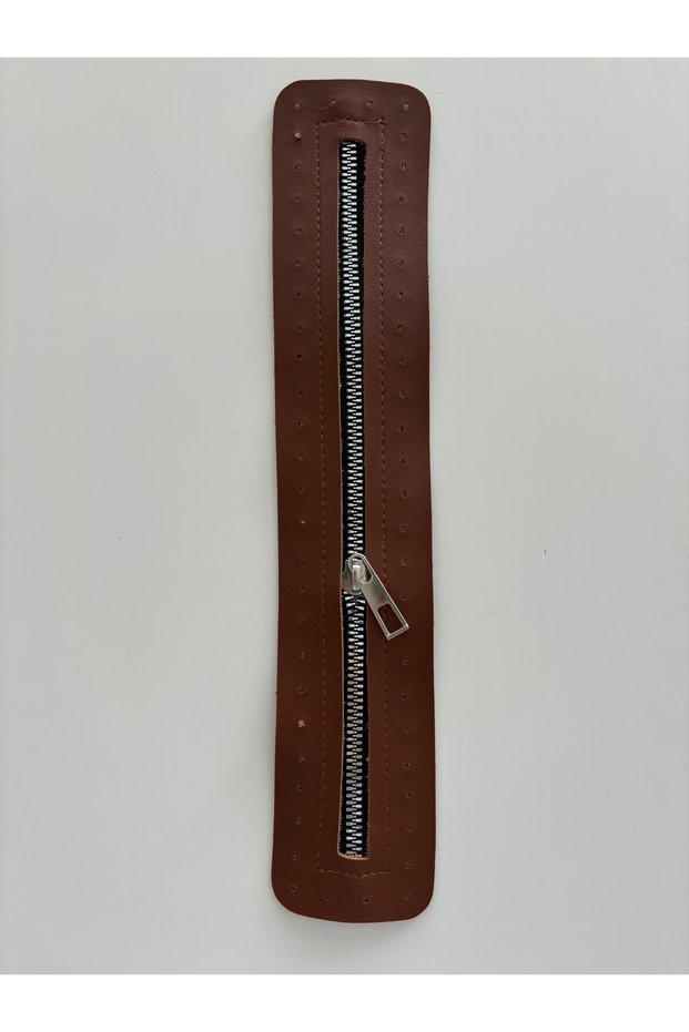 Zipper Bag Closure 30 cm - Brown