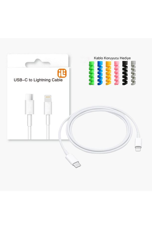 İphone Uyumlu Hızlı Şarj Kablosu | Type-c Pd Destekli Lightning Kablo 1 Metre - 1