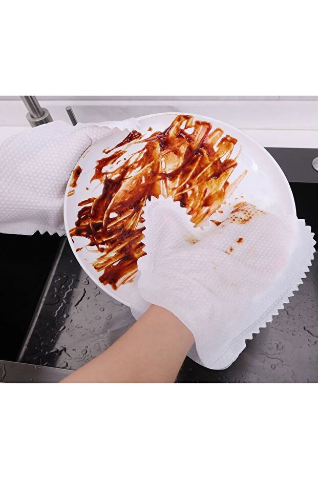 10 قطع من قفازات التنظيف متعددة الأغراض وقماش الغبار - 7