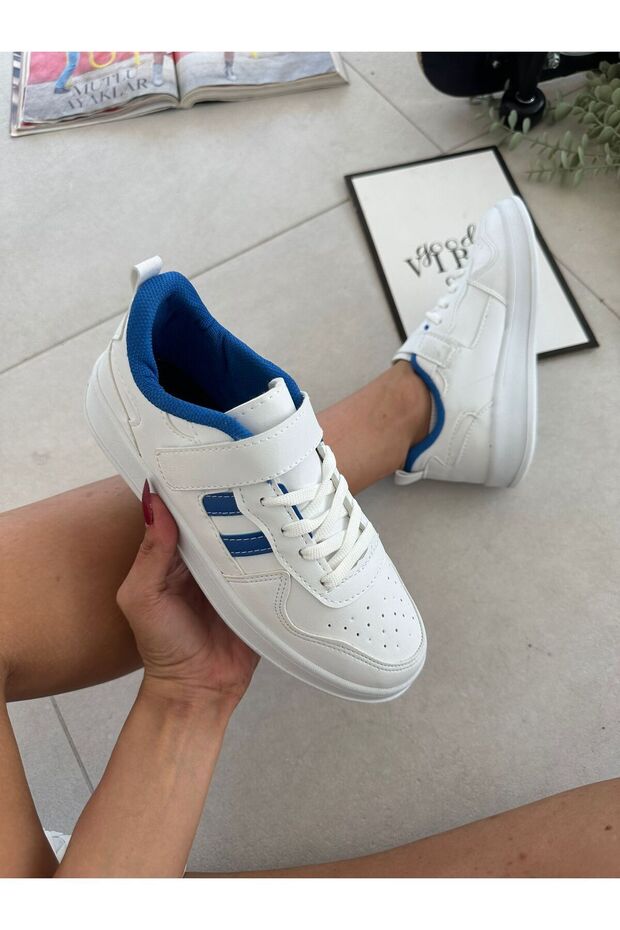 Kadın Beyaz Sneaker - 3