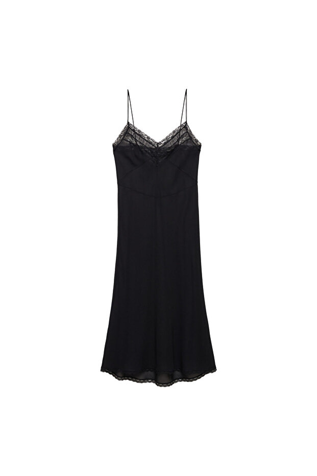 Siyah Kadın Elbise 57099115 - 3