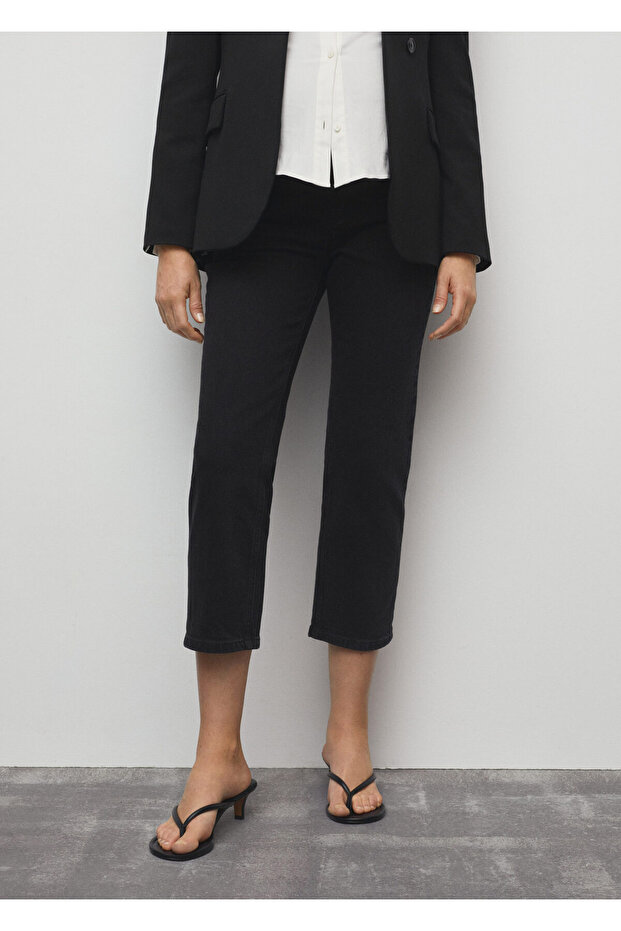 Siyah Denim Kadın  Jeans 67100689 - 8