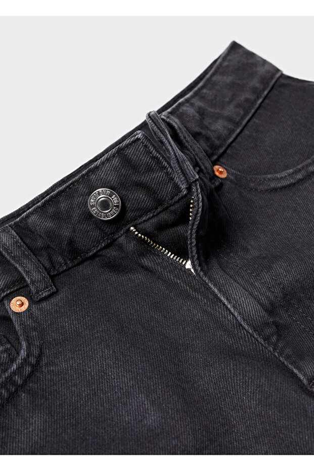 Siyah Denim Kadın Şort & Bermuda 57157124 - 8