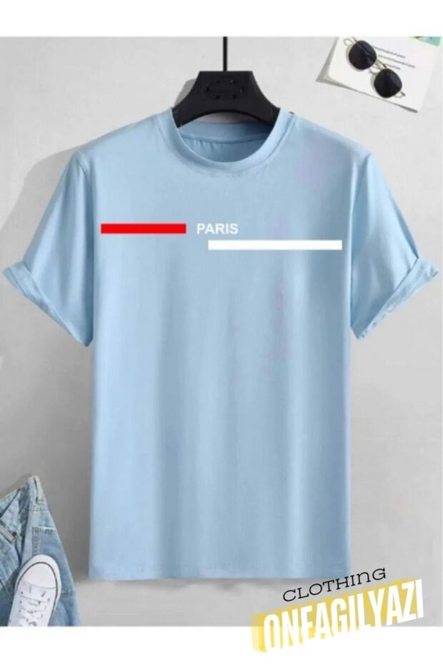 Paris Printed Oversize Black T-shirt