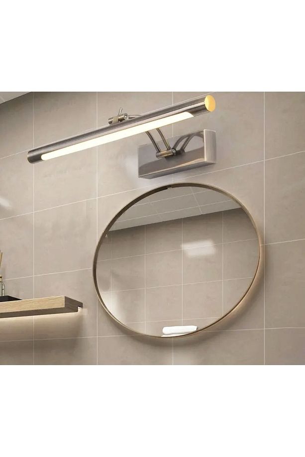 Modern Duvar Led Aplik Banyo Tablo Aydınlatma Kuğu Pelikan Aplik Krom Gün Işığı Samsung Ledli Aplik - 4