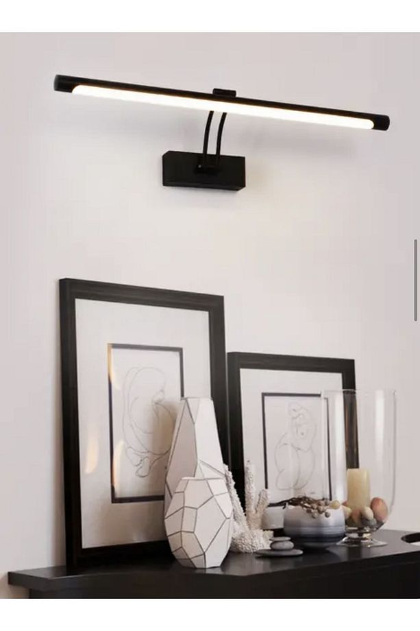 Modern Duvar Led Aplik Banyo Tablo Aydınlatma Kuğu Pelikan Aplik Siyah Gün Işığı Ledli Aplik - 4