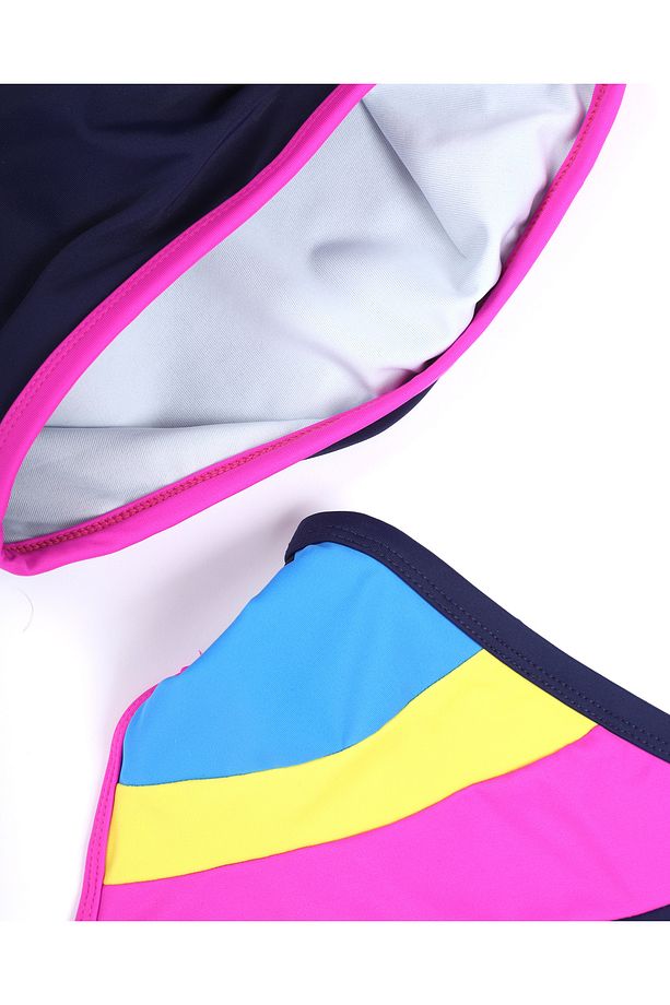 Kız Çocuk Şortlu Bikini- Yüzücü Myo5956 - 5