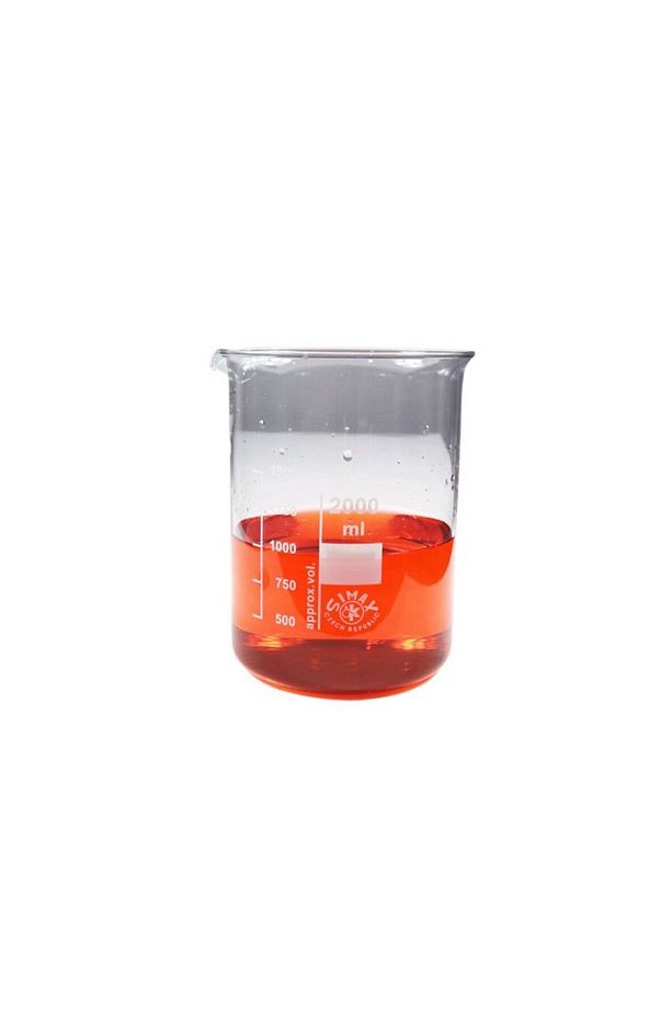 Beherglas Cam Beher Borosilikat Yüksek Isıya Dayanıklı Beher 2000 ML - 1