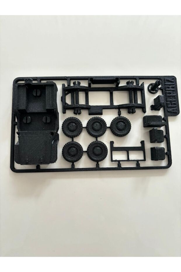 3D Baskılı Model Araba Jeep - 1