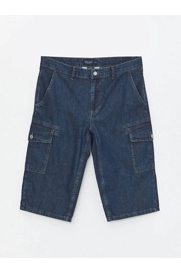 LCW Jeans Standart Kalıp Erkek Jean Bermuda - 5