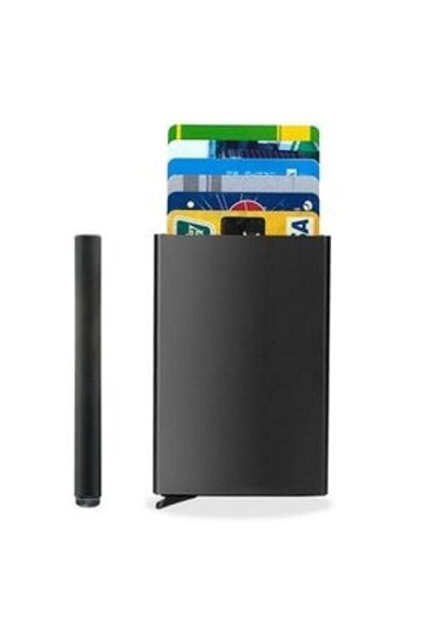 حامل البطاقة الميكانيكية السوداء - 1