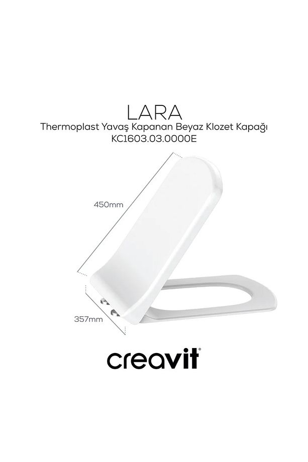 Lara Thermoplast Yavaş Kapanan Klozet Kapağı Kc1603.03 - 2